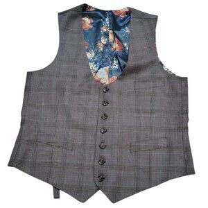 Indochino Men's Brown Striped Vest